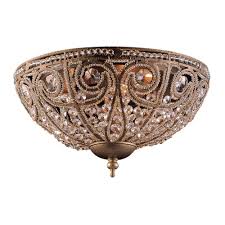 Durable and well made, the statement piece is perfect for kitchens, dining rooms, hallways, studies, living rooms, restaurants, bars, etc. Titan Lighting Elizabethan 3 Light Dark Bronze Ceiling Flush Mount Tn 5800 The Home Depot Flush Mount Lighting Elk Lighting Bronze