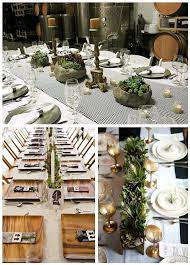 Masculine Tablescapes Can Be Beautiful Too Think Clean Lines And A Minimalistic Approach For A Sleek Setting Masculine Wedding Picnic Wedding Shabby Wedding