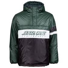 Santa Cruz Clothing Uk Europe Quest Jacket Forest Black