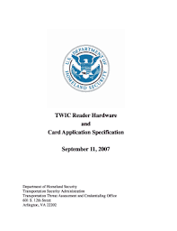 Available for pc, ios and android. Fillable Online Twic Reader Hardware And Card Application Specification Version 2 Fax Email Print Pdffiller