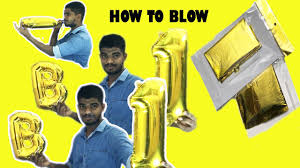 How to inflate the foil balloons 1. How To Blow Foil Balloon In Tamil Inch By Inch Balloon Bazaar Youtube