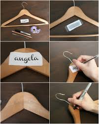 Diy job wooden hangers from primark £2.30 for five! Diy Personalized Bridesmaid Dress Hangers The Pearl Magnolia