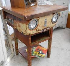 Small Case Tractor Table Make A Cool End Table Or Kitchen Island Farm Decor Cool Furniture Case Tractors