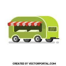Food Truck Vector Image Vector Free Vector Images Vector