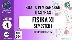 Soal Fisika Kelas 11 Semester 1 Dan Pembahasan Uas Pas Kode 004 4 Youtube
