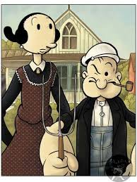Popeye And Olive Oyl Personagens De Desenhos Animados Antigos Ilustracoes Personagens De Desenhos Animados