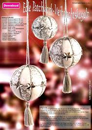 9 schöne ideen mit anleitung als anregung. Edle Patchwork Weihnachtskugeln