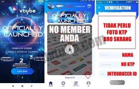 Cara Daftar Vtube Terbaru Cara Verifikasi Vtube Cara Download Aplikasi Vtube Di 2020 Aplikasi Perjalanan Bisnis