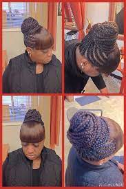 Cornrows Hairstyle With Swoop Hairstyles With Bangs Hair Styles Braided Hairstyles