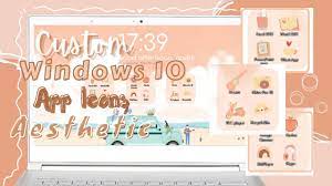 Maybe you would like to learn more about one of these? How To Change Desktop Icons On Windows10 Aesthetic Youtube