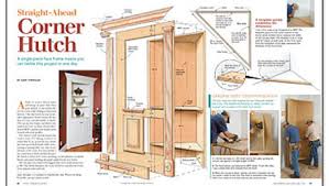 Many people even place their corner hutch in the living room where it functions as a. Straight Ahead Corner Hutch Fine Homebuilding