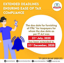 The first date you should remember is july 31. Income Tax Return Last Date Taxjuggad
