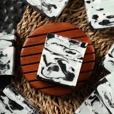 Sea Clay And Charcoal Melt And Pour Soap Charcoal Soap Swirl Soap Handmade Soap