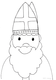 Kleurplaat Sinterklaas Knutselen Sinterklaas Knutsel Idee Sinterklaas Sinterklaas