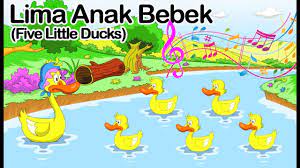 Menggambar bebek imut berenang di danau menggambar dan mewarnai. Lima Anak Bebek Five Little Ducks Lagu Anak Indonesia Youtube