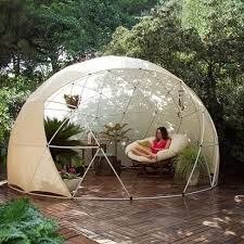 Garden Igloo Four Seasons Garten Iglu Gewachshaus Kuppel Pavillion 225 Cm H 360 Cm Durchmesser Garten Iglu Im Freien Hintergarten