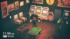 Design a fun home game room the whole family will enjoy! Games Room Arcade Inspo Acnh Animal Crossing Game Animal Crossing Arcade Animal Crossing Villagers