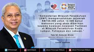 Penubuhan kwp adalah susulan dari penubuhan wp kuala lumpur pada 1 feb 1974. Kementerian Wilayah Persekutuan Kwp Memperuntukkan Sejumlah Rm750 000 Untuk 13 000 Bakul Makanan Yang Akan Diberikan Kepada Kawasan Kawasan Perlimen Di Wilayah Persekituan Kuala Lumpur Putrajaya Dan Labuan Jabatan Penerangan Malaysia