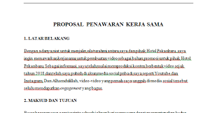 Demikian proposal 17 agustus kami buat. Contoh Proposal Penawaran Barang Jasa Kerjasama Mirwan Choky