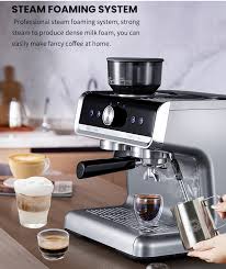 Whereas espresso machines can be tricky to master, using pods removes the element of technical skill traditionally required to make a good coffee. 2020 Barsetto Bae01 Espresso Coffee Machine With Grinder Electric Coffee Maker Commercial 15bar Pump Pressure Steam Milk Frother Coffee Makers Aliexpress