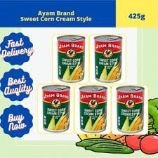 Sesekali layan jagung susu cheese ni sedap juga. Buy Ayam Brand Sweet Corn Cream Stylle Jagung Dalam Tin 425g Seetracker Malaysia