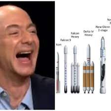 Amazon founder jeff bezos blasted himself into the lower reaches of outer space on tuesday morning, in a rocket that looks an awful lot like a penis. Jeff Bezos Is Just Saying That His Rocket Is Way Bigger Than Elon Musk S Rocket Dealbreaker