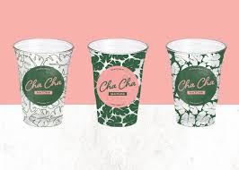 cha cha matcha drink cup design by manufactur cha cha matcha matcha cafe matcha