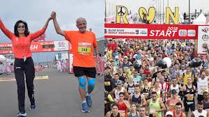 Are you searching for marathon png images or vector? How May El Khalil Brought The Beirut Marathon And Hope To Post War Lebanon Harper S Bazaar Arabia