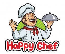 Happy Male Chef Chef Logo Pizza Logo Chef