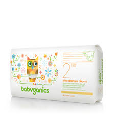 Ultra Absorbent Diapers Size 2 Babyganics