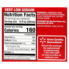 Nutrition News Coca Cola Nutrition Facts 12 Oz