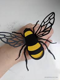 Bee Stickers Svg File Diy Tutorials Of Unique Paper Crafts
