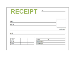 Create and email free pdf receipts using receipt template gallery. Personal Receipt Template Insymbio