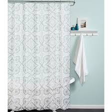 Maybe you would like to learn more about one of these? Shower Curtains New Zenna Home India Ink Morocco White Peva Shower Curtain And Hooks Set Home Garden