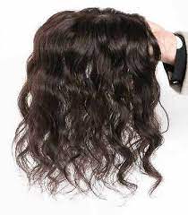 Long Curly Wave 100 Human Hair Topper Clip In Hairpiece Toupee Top Piece Extensions Style Curly Wave Topper Toupe In 2021 Curly Waves Human Hair Toppers Hair Pieces