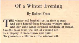 Of A Winter Evening Robert Frost Robert Frost Poems Poetry Inspiration Winter Poems