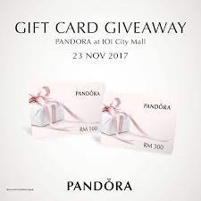 Well, there is another shopping mall is going to open by this month in klang valley. Pandora As The Soft Launch Of Our New Gift Cards We Will Be Giving Them Out To The First 23 People Who Visit Pandora Ioi City Mall On The Day Of