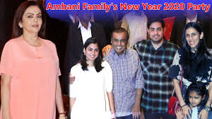Ambani Family's New Year 2020 Celebration | Nita Ambani,Mukesh  Ambani,Akash,Isha Ambani,Shloka Mehta - YouTube