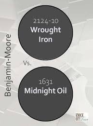 Builders, craftsmen, and artists have relied on wrought iron handrail for use in their projects for decades because of the material's decorative elements. Benjamin Moore Wrought Iron Review The Most Intimate Black Knockoffdecor Com