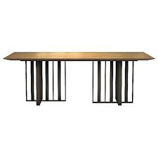 Modloft 87 Wood Spitalfields Dining Table By Ronald Sasson In 2020 Metal Wood Dining Table Dining Table Wood Dining Table