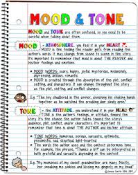 Mood And Tone Anchor Chart