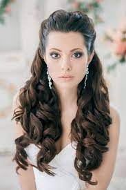 Wedding hairstyles for long curly hair half up stuff for. 10 Bridal Hairstyles For Curly Hair That Are Perfect For Indian Weddings Bridal Look Wedding Blog