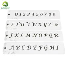 23 from old english and 3 added later. Alphabet Letters Numbers Cutters Sugarcraft Tool Decorating Icing Moulds Stencil Modeling Tools Cutters Home Garden Worldenergy Ae