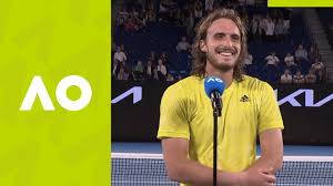 Follow the australian open in our live blog below! Stefanos Tsitsipas It Was A Great Match On Court Interview 1r Australian Open 2021 Youtube