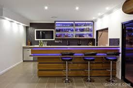 Coaster home furnishings coaster contemporary rectangular bar unit with 2 shelves and wine holder. Hidden Lights Dark Barstools Contemporary Home Bar Wine Bottles From Modern Home Bar Furniture Ideas Pictures