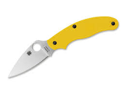 It doesn't get better than this! Spyderco Uk Penknife Yellow Altonaer Silber Werkstatt
