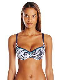 Women S Lucille Bra Sized Molded Cup Balconnet Swimsuit Bikini Top Geo Stripe C712ghbzcsr Swimsuit Bikini Tops Bikini Swimsuits Bikini Tops
