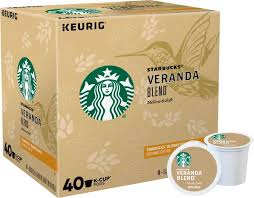 Starbucks Veranda Blend K Cup Pods 40 Pack 5000200541 Best Buy Veranda Blend Blended Coffee Starbucks