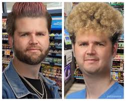 me and the cashier waiting