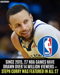 The Stephen Curry effect. 📺📈 (via TW/warriorsmuse)